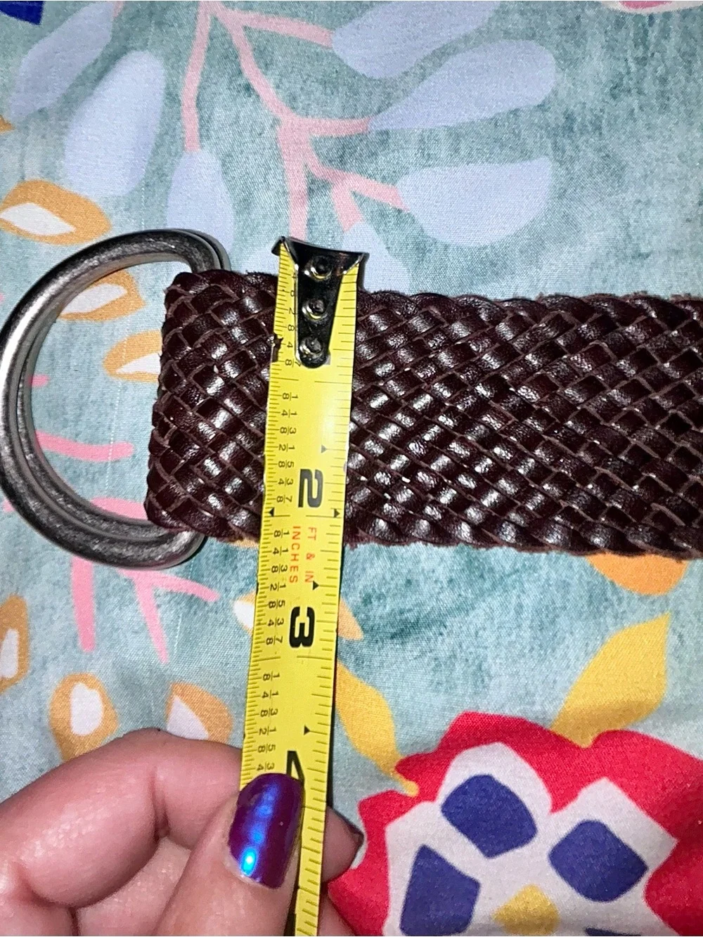 WOW - Vintage Y2K J. Crew Braided Leather Fringe Belt - Dark Brown